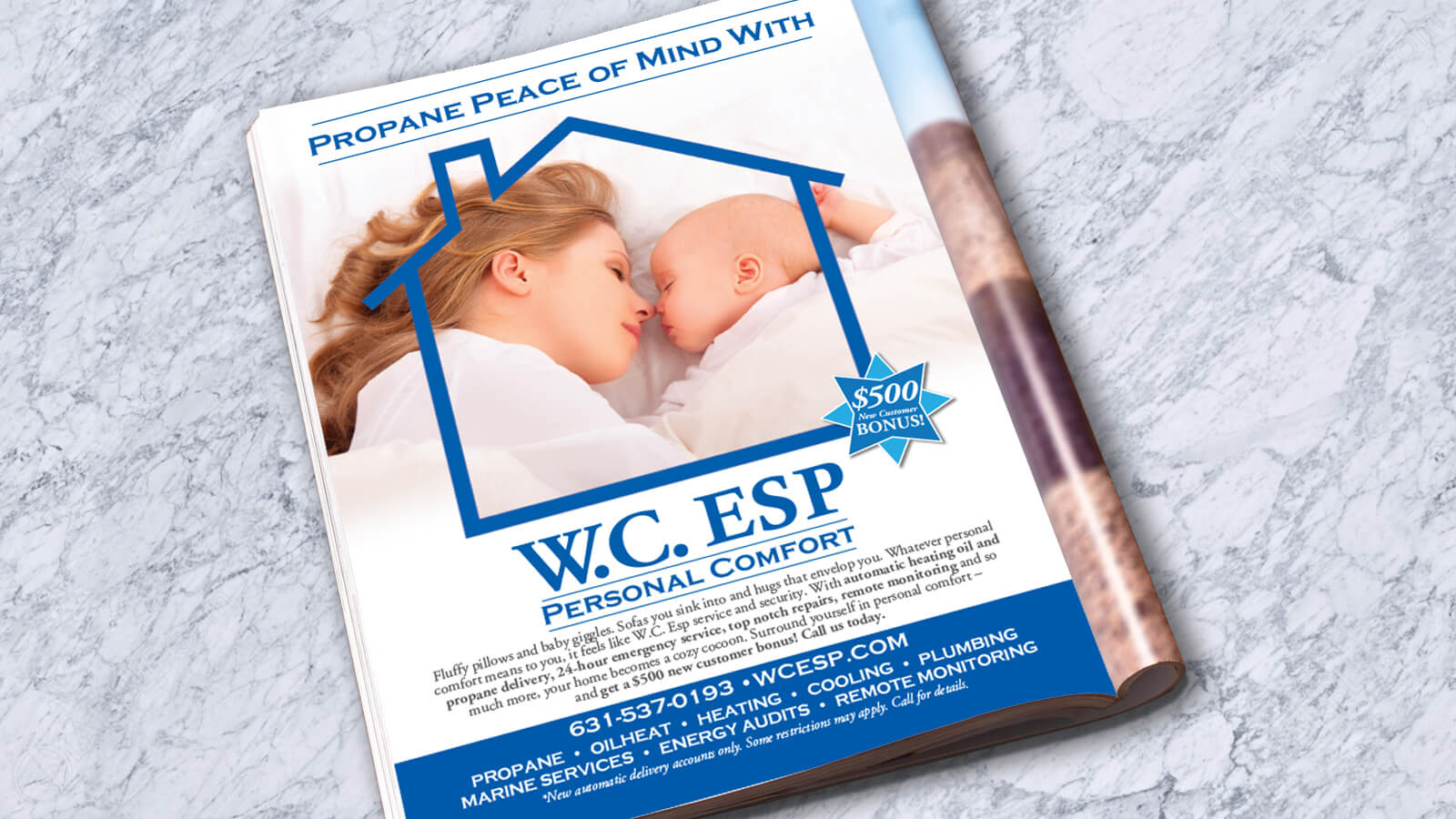W.C. Esp Ad "Mom & Baby"