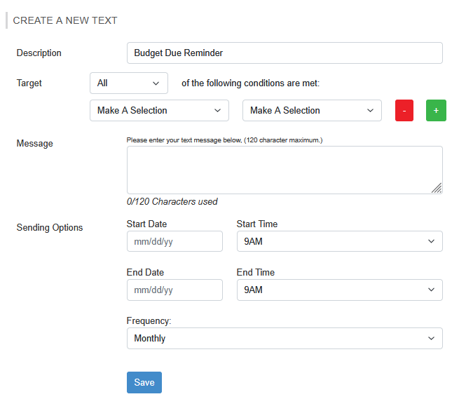 TextPoint™ Admin Area