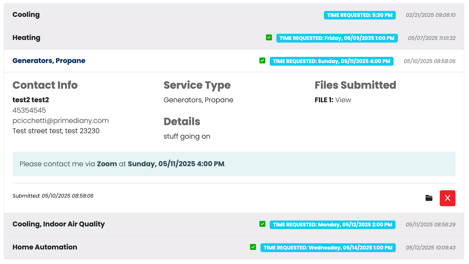 MyTec™ Admin Page